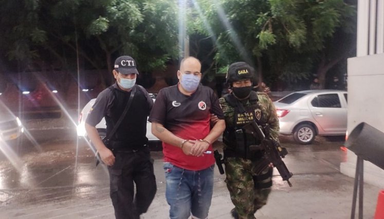 José Benildo Durán Blanco fue capturado en Puerto Santander.