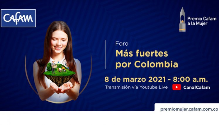 La edición especial del Premio Cafam a la Mujer será este lunes, de 8:00 am a 9:30 am. / Foto: Cortesía