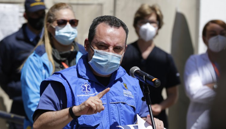  El secretario de Salud, Alejandro Gómez, indicó que no tolerarán hechos irregulares en la vacunación. / Foto: Colprensa