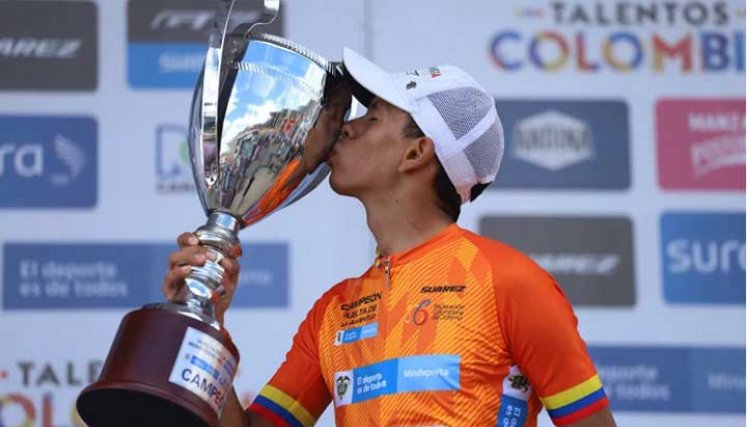 Jesús David Peña, bicampeón de la Vuelta de la Juventud Colombiana.
