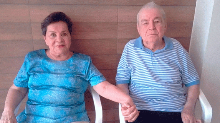 Los esposos Carlos Arturo Coronel y Ana  Cecilia Gutiérrez murieron en enero, con pocos días de diferencia, por la pandemia. / Foto cortesía