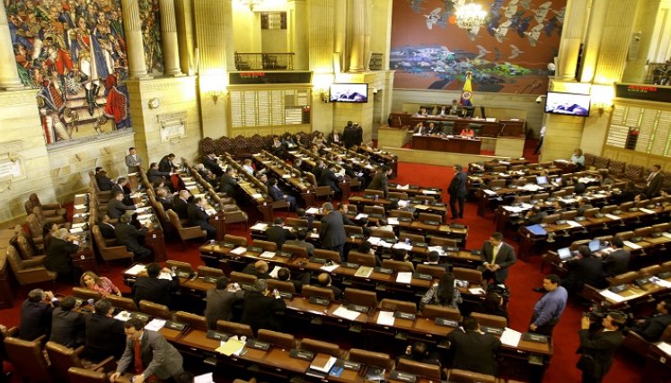 Al interior del Congreso de la República ya se han escuchado voces a favor y en contra de esta reforma constitucional. /Foto: archivo-Colprensa