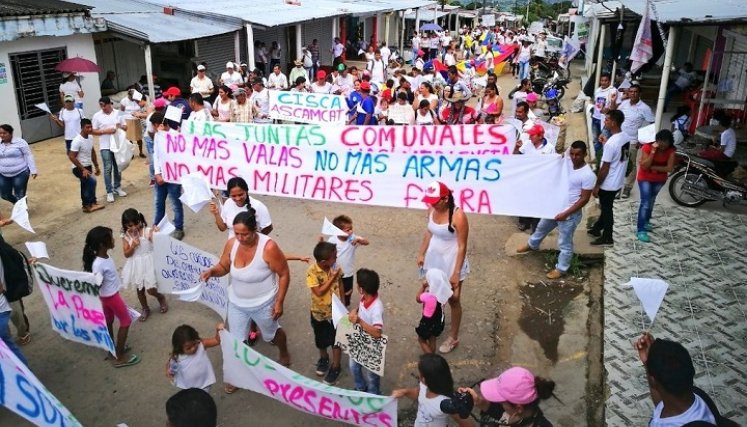 Las comunidades del Catatumbo insisten en vivir en paz. /Foto archivo La Opinión