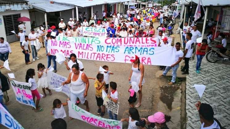 Las comunidades del Catatumbo insisten en vivir en paz. /Foto archivo La Opinión