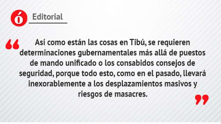 Tibú, territorio de muerte./FOTO: La Opinión