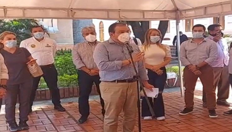 Gobernador Silvano Serrano confirma primer caso de variante británica en Cúcuta./FOTO: Cortesía