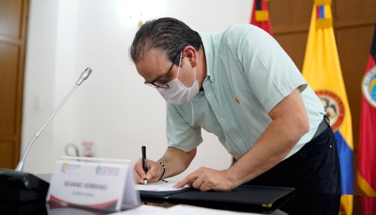 Gobernador Silvano Serrano.