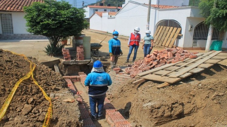 La construcción del sistema de alcantarillado pluvial apoyará el progreso de la urbanización Heliópolis./ Foto: Cortesía/ La Opinión.  