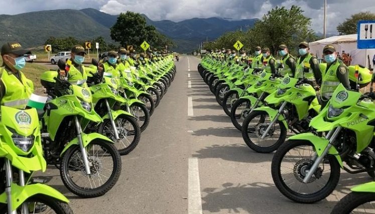 La inversión para el mejoramiento del parque automotor de las autoridades ascendió los $1.722 millones./FOTO: Cortesía