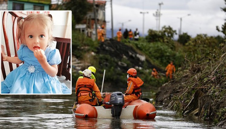  30 kilómetros recorren a diario por el cauce del río Tunjuelito, un grupo de rescatistas de la Defensa Civil con la esperanza de encontrar el cuerpo de la menor Sara Sofía Galván, quien se encuentra desaparecida desde el pasado 15 de enero, sin importar el peligro. (Colprensa-Sergio Acero)
