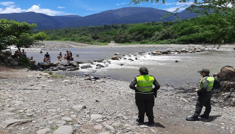 Este año, pocas personas visitaron los balnearios de los ríos del área metropolitana de Cúcuta. / Foto cortesía 