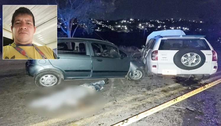 El accidente ocurrió a las 7:30 de la noche, en el Anillo Vial Occidental, alrededor de la entrada al corregimiento
