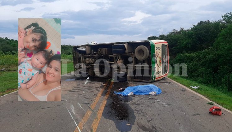 En este punto de la vía, en el sentido Puerto Santander-Cúcuta ocurrió la tragedia que hoy enluta a una familia.