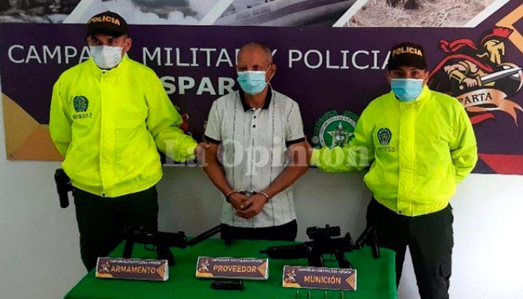 José Rubén Villamizar Molina, presunto integrante de la guerrilla del Eln.