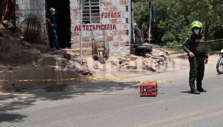 La víctima fue atacada cuando iba a fumarse un cigarrillo en la calle 32 con avenida 7 del barrio Virgilio Barco.
