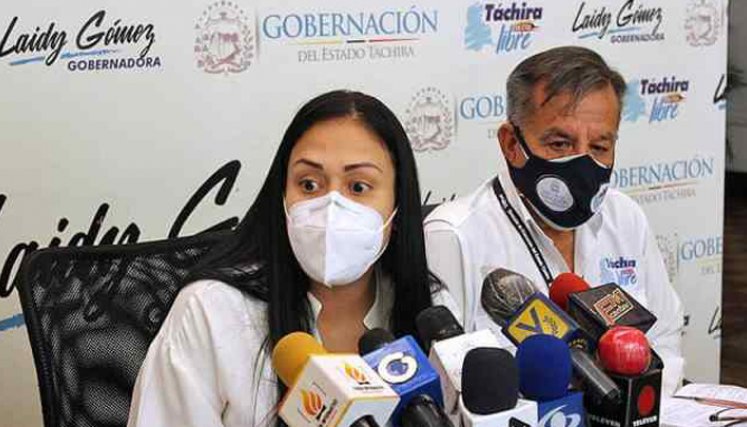 Laidy Gómez destacó que se han mantenido conversaciones permanentes con las autoridades del Norte de Santander el intercambio de información en el área social y de salud respecto a la pandemia de COVID-19, así como también en materia educativa, para poder atender a los más de 4 mil niños que viven en Venezuela y estudian en territorio colombiano. / Foto: Twitter