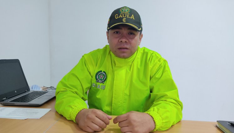 Mayor Ángel Antonio Torres Terreros, comandante del Gaula de Cúcuta y Norte de Santander. / Foto: Leonardo Favio Oliveros.