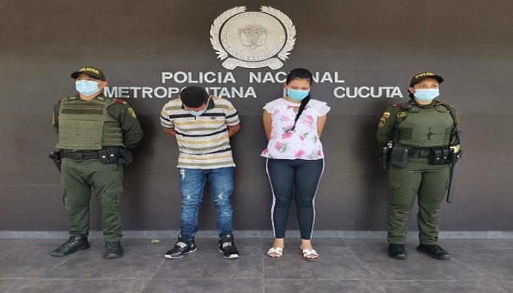 Yurley  Flórez Silva y Alexander López Pinzón fueron capturados en La Riviera.