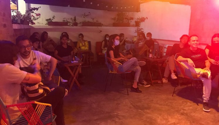 Su inauguración fue el sábado 17 de abril, la galería reúne artistas emergentes y artistas nacionales interesados en el estudio de los sonidos. / Foto: Cortesía