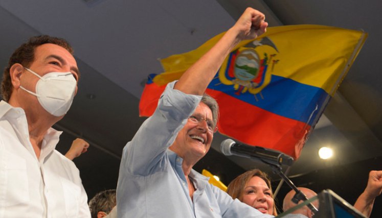 El exbanquero conservador Guillermo Lasso gana la presidencia de Ecuador: / Foto: AFP