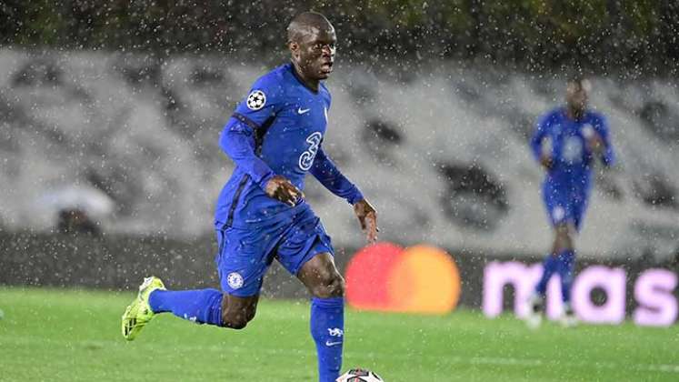 N'Golo Kanté, gran figura del Chelsea que disputará la final de la Liga de Campeones. (Foto/AFP)