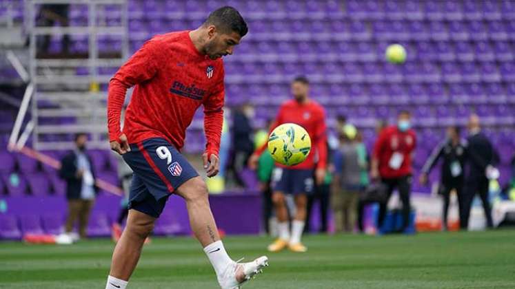 Luis Suárez, delantero de la selección uruguaya.