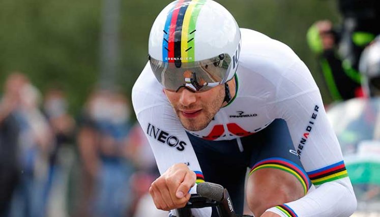 Filippo Ganna, primer líder del Giro de Italia 2021