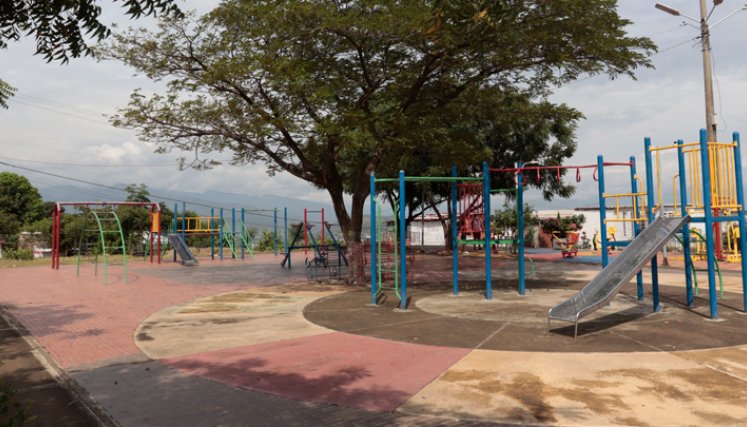 El parque Bogotá es una de las pocas obras que las administraciones han ejecutado en el barrio.