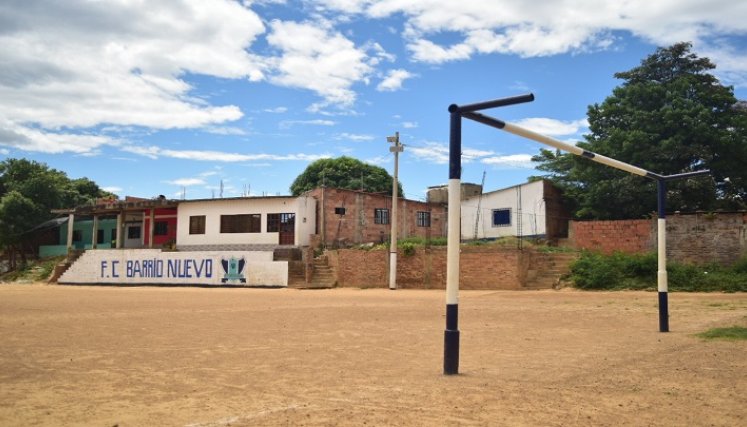 Barrio Nuevo goza de dos parques y tres canchas deportivas para la recreación de la comunidad./Fotógrafo: Pablo Castillo/La Opinión.