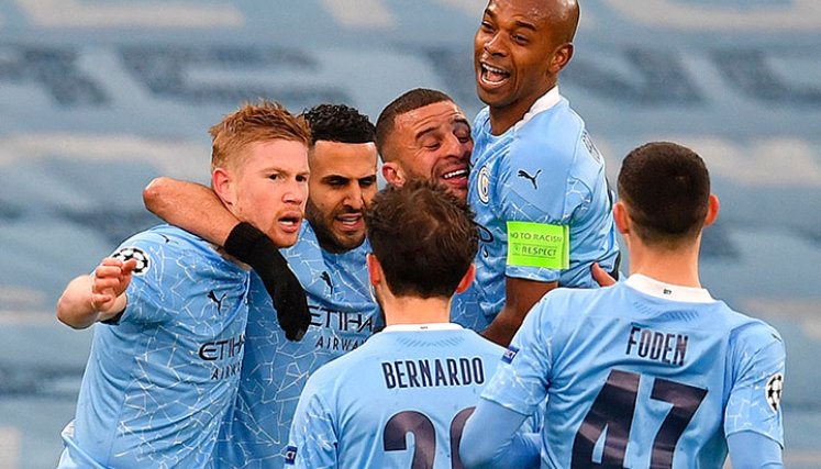 Manchester City, primer finalista de la Champions League. 