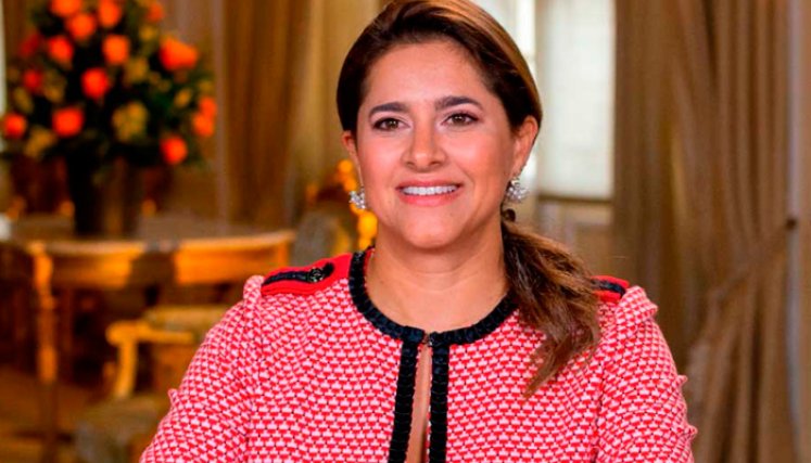 La primera dama María Juliana Ruiz envía en el marco del Día de Madre. / Foto: Presidencia 