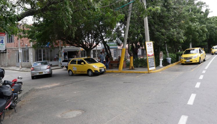 Así es la entrada al barrio Nuevo Escobal.