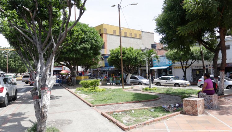 Así se encuentra el parque Juana Rangel de Cuéllar, a la espera de una pronta intervención.