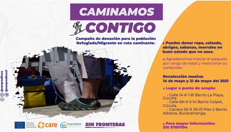 Proyecto "Caminamos contigo". / Cortesía/ La Opinión 