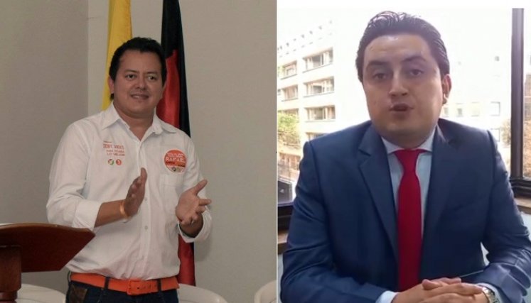 Concejal Arias frente al abogado Andrés Chávez