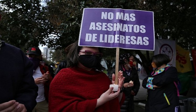 34 líderes sociales han sido asesinados en el primer trimestre del año./Foto: colprensa