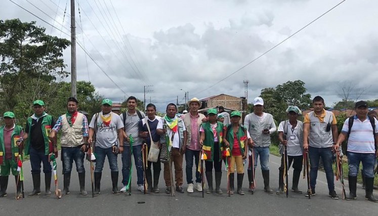 Bloqueos en las carreteras del país.