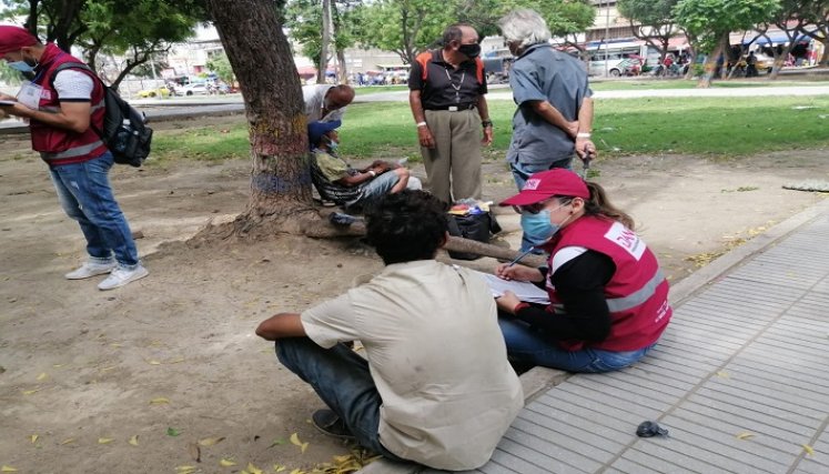 Este es el primer censo que se realiza en la ciudad a la población habitante de calle, según la secretaria de bienestar social. /FOTO: Jorge Maldonado