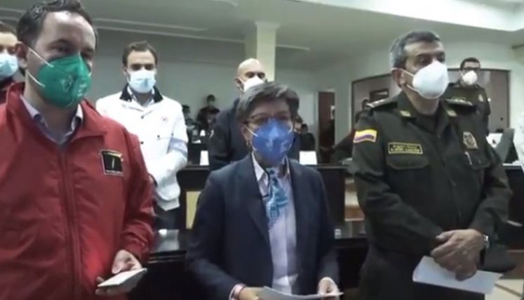 La alcaldesa de Bogotá, Claudia López, repudía la violencia de la noche del martes durante las protestas. / Foto: Captura de video