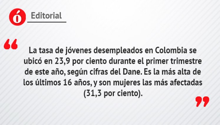 Editorial: Oportunidades para los jóvenes 