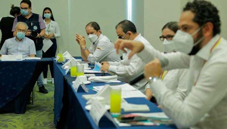 Autoridades y embajadores de la comunidad internacional intercambiaron experiencias en esta frontera./Foto Cortesía