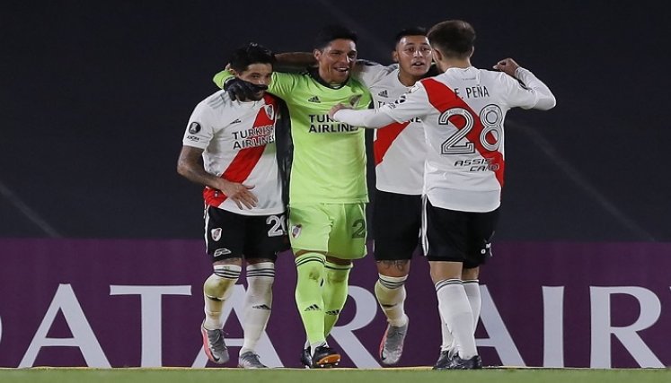 River Plate ridiculizó a Santa Fe y logró una hazaña en la Libertadores./Foto: AFP