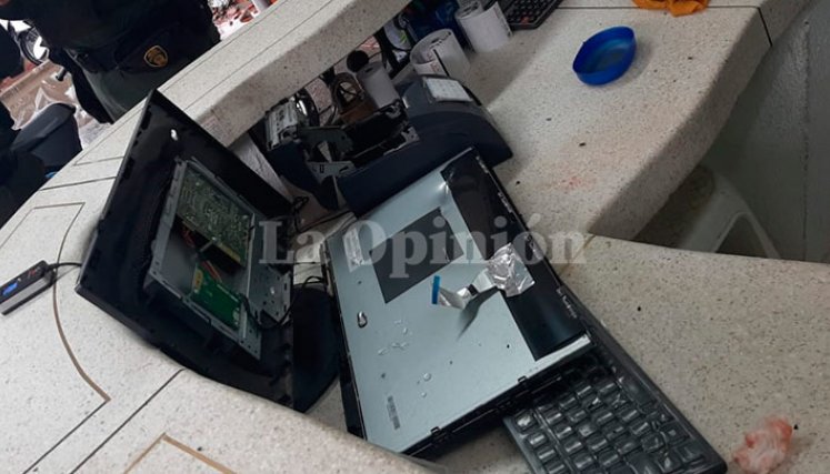 Bala a un establecimiento de apuestas en Ábrego