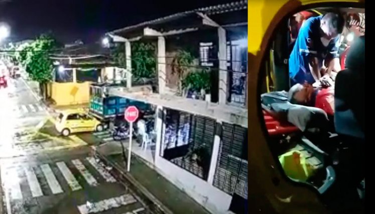Taxista muere tras chocar contra una volqueta