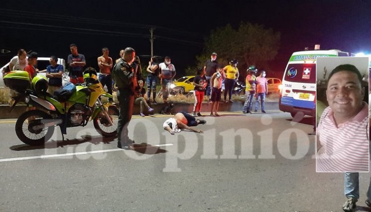 José Luis Parra fue atropellado en la Autopista Internacional, en Villa del Rosario. / Foto: La Opinión