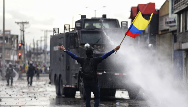 La situación de orden público en Cali ha estado tensa debido a las protestas en el marco del paro nacional. / Foto: Colprensa