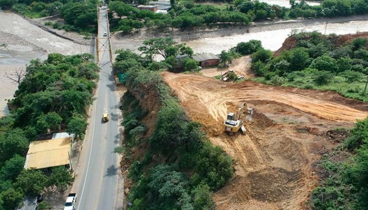 Desde ayer se iniciaron los trabajos del nuevo puente Mariano Ospina/.Foto Cortesía