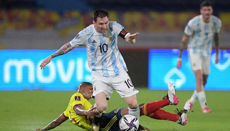 Lionel Messi, volante de la selección de Argentina.