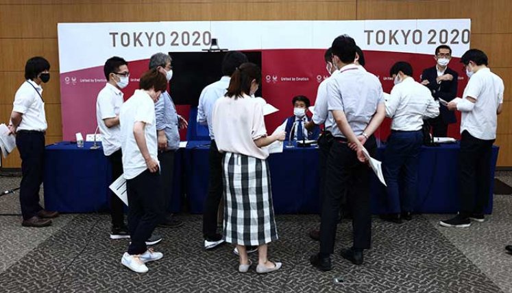 Las autoridades japonesas siguen tomando precuaciones para los Juegos Olímpicos.