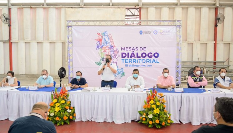 Aspecto de la instalación de las Mesas de Diálogo y Concertación para la negociación en Norte de Santander, cumplida en la Universidad Francisco de Paula Santander. / Foto cortesía